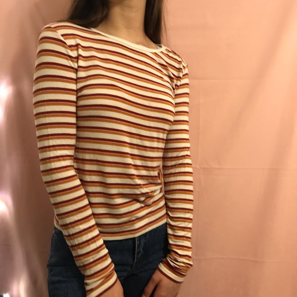 Women’s Striped Long-sleeve Top